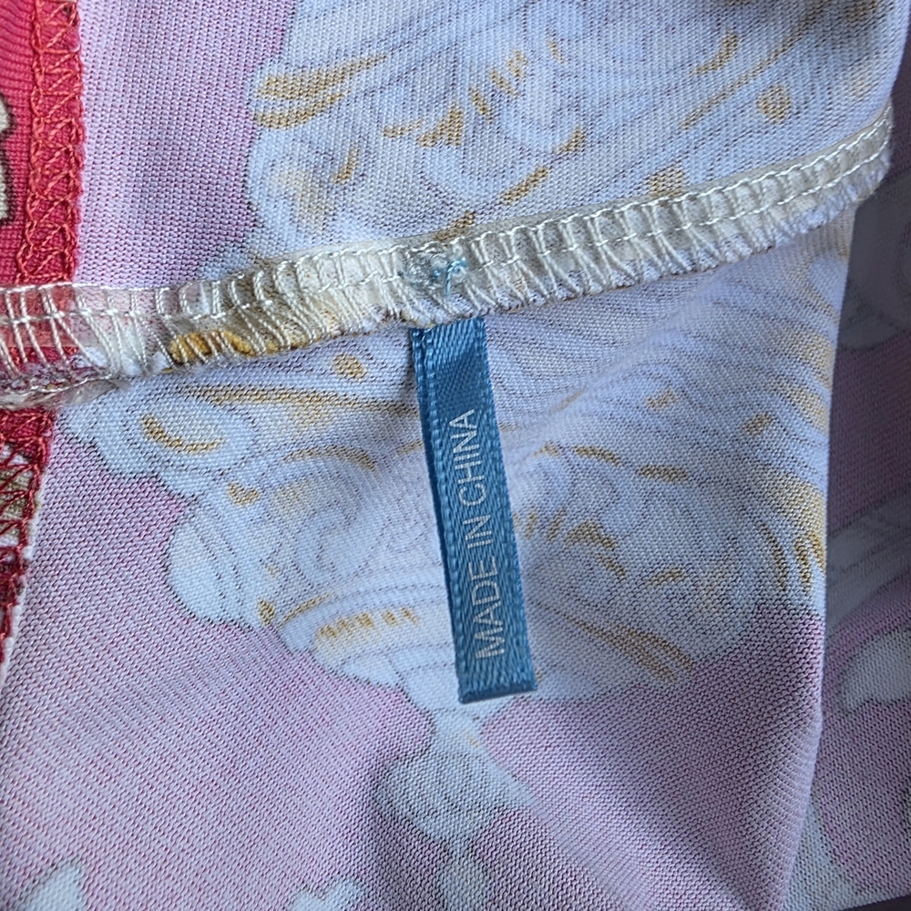 J. McLaughlin Tassel Print Top Three Quarter Sleeve - Picture 6 of 8
